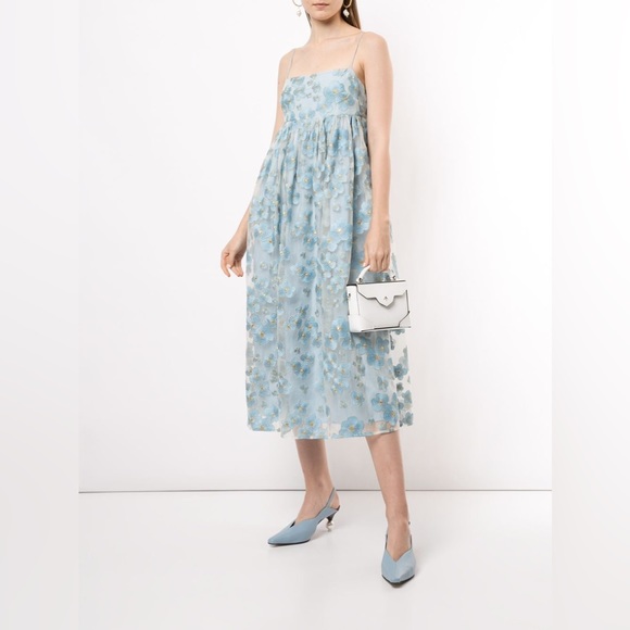 NWT Macgraw blubell organza floral dress - Picture 5 of 17